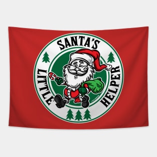 Santa's Little Helper Mascot Tapestry