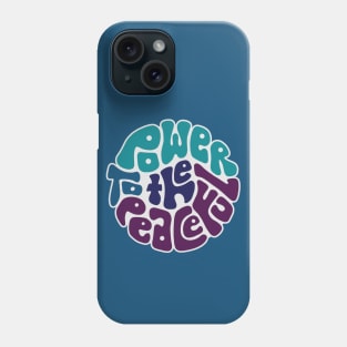 Power To The Peaceful Word Art Phone Case