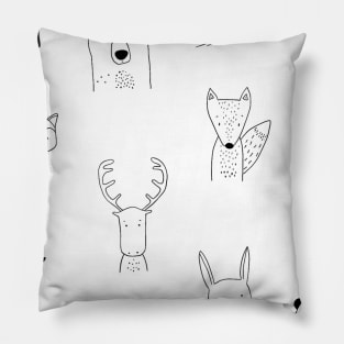 Woodland animals Pillow