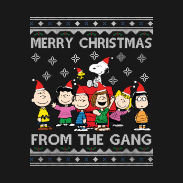 Merry Christmas From The Peanuts Gang - Peanuts - Long Sleeve T-Shirt