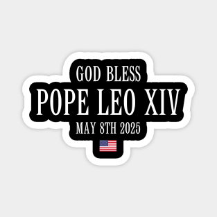 God-Bless-Pope-Leo-XIV Magnet