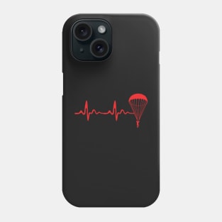 skydive heartbeat Phone Case