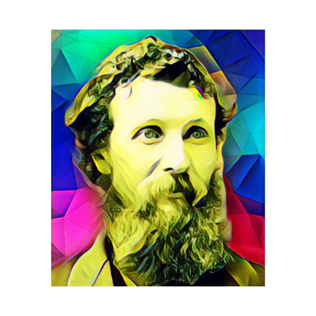 John Muir Colourful Portrait | John Muir Artwork 6 by JustLit