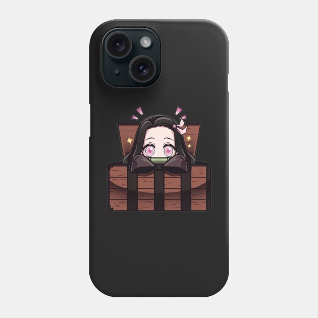 NISOKO cute sticker  nezoko Phone Case by Lordenzoo