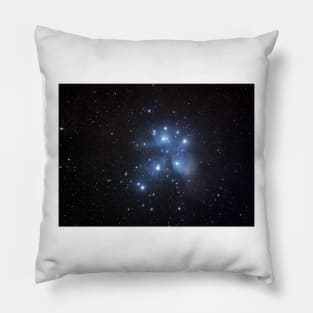 Pleiades in the night sky Pillow