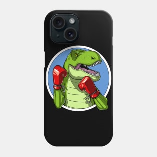 T-Rex Dinosaur Boxing Phone Case