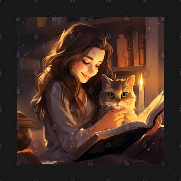 I Look Better Bent Over A Book - Cat Lovers Edition by PaulJus