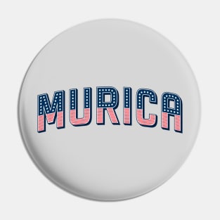 Murica - Funny Stars and Stripes Pin