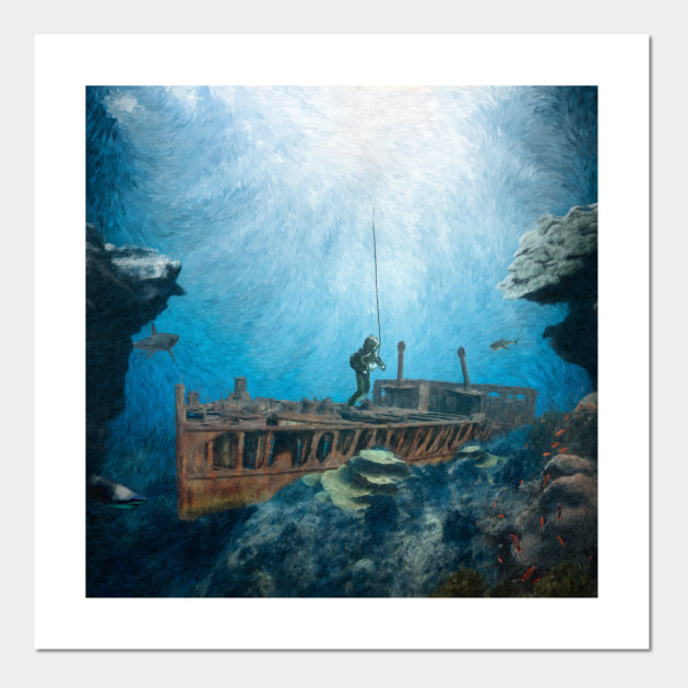 Deep Sea Diver Deep Sea Diver Posters And Art Prints Teepublic