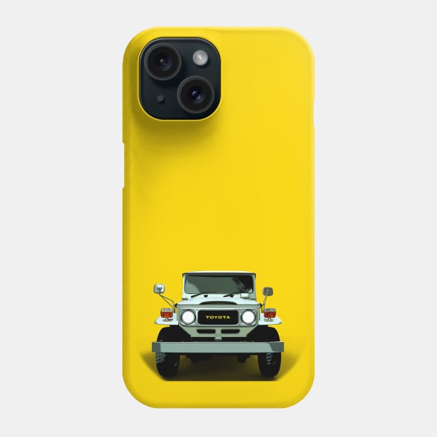 FJ40 - Grill Phone Case by FurryBallBunny