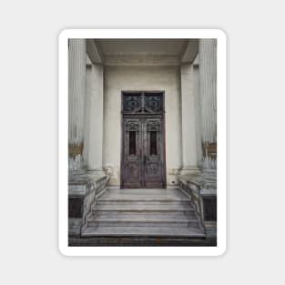 historical building entrance door Magnet