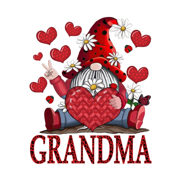 Gnome Grandma Valentine by Jenna Lyannion