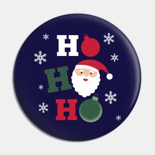 Ho Ho Ho Santa Claus Pin