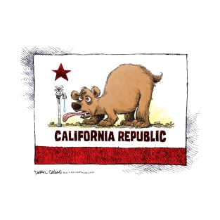 Thirsty California Bear T-Shirt