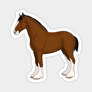 Clydesdale Horse Magnet