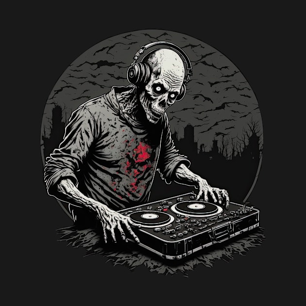 Zombie DJ by koalafish