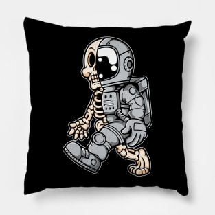 Astronaut Half Skull Pillow