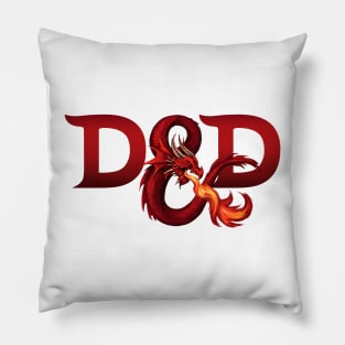 Dungeons and Dragons Logo Pillow