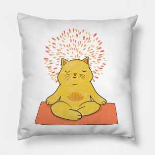 Yoga Cat Fish Meditation Pillow