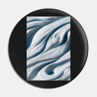 Luxurious White Blue Marble Stone Pattern #12 Pin