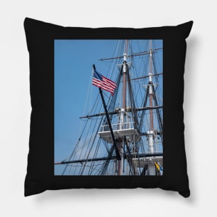 Old Glory in the Rigging. Pillow