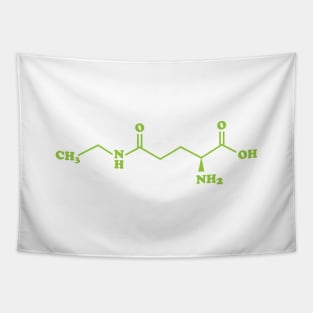 Tea Theanine Molecule Chemical Formula Tapestry