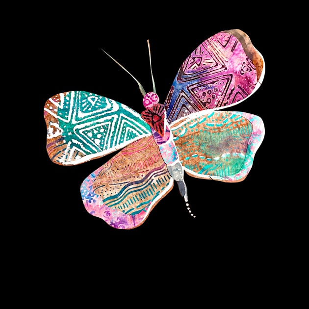 Batik Butterfly by digitaldoodlers