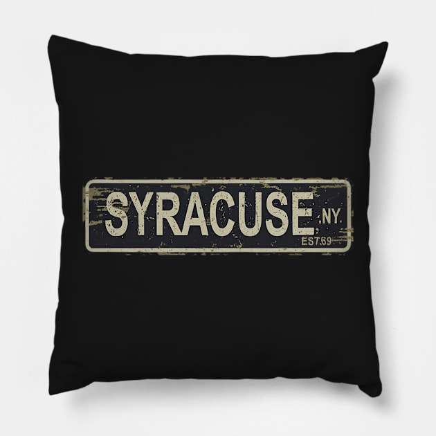 Syracuse Pillow by OldSchoolRetro