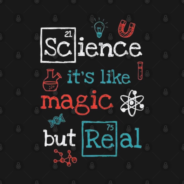 science is like magic but real by khider