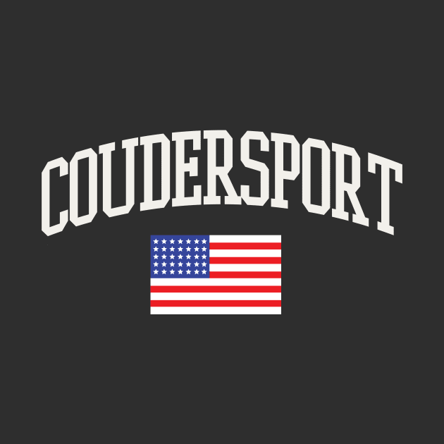 Coudersport PA American Flag Bear Potter County by PodDesignShop