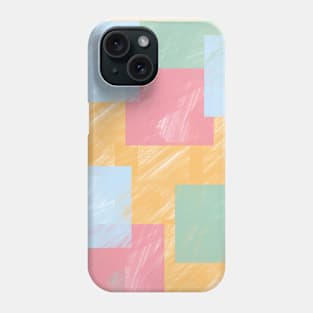 Scandinavian color blocks Phone Case