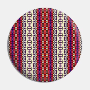 Colorful Lacy Pattern Pin