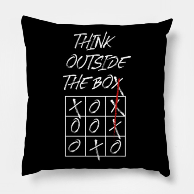 Think Outside The Box Creative Office Staff Gift Shirt for Philosophers Artists Teachers Coaches Therapists and Book Enthusiasts