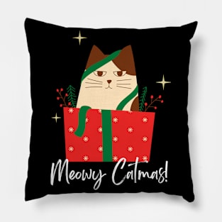 Meowy Catmas Pillow