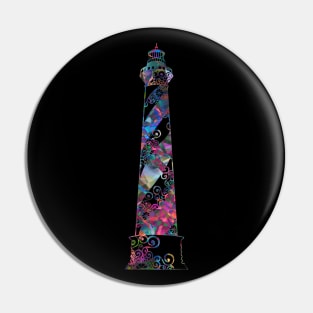 Lighthouse Mandala Magical Color Light Art Pin