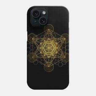 Sacred Geometry Metatron's Cube Phone Case