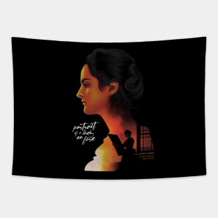 Portrait of a Lady on Fire Tapestry