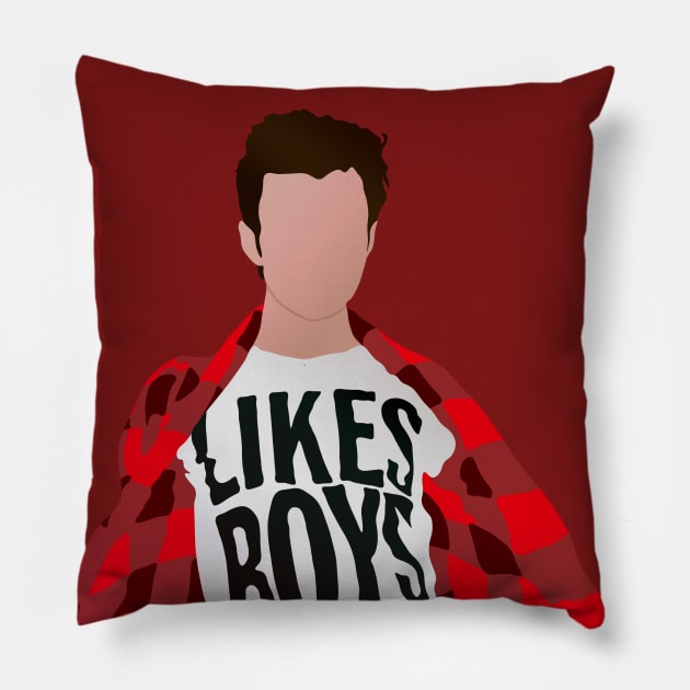 Kurt Hummel (remake) Pillow by sadieillust