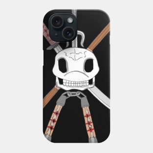 Turtle Skull with Ninja Weapons Phone Case