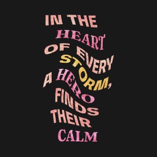 A common man with a calm mind - Superhero T-Shirt