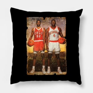 Vintage Stacey Augmon and Larry Johnson 1991 Pillow