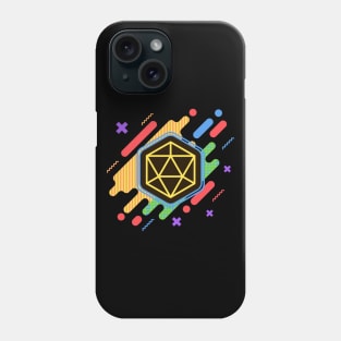 Colorful D20 Dice Funk Phone Case