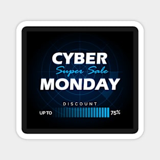 Cyber Monday sale design template Magnet