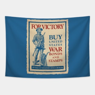 WWII Vintage Style Buy US War Bonds for Victory Tapestry