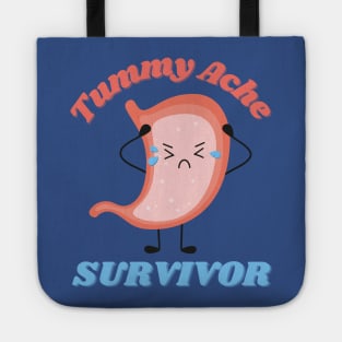 Tummy Ache Survivor Cute Kawaii Tote