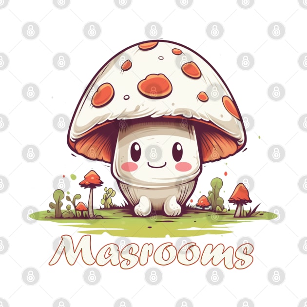 Reishi mushrooms by Printashopus