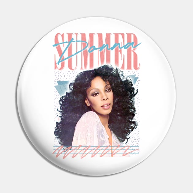 Donna Summer / Retro Style Fan Art Design Pin by DankFutura