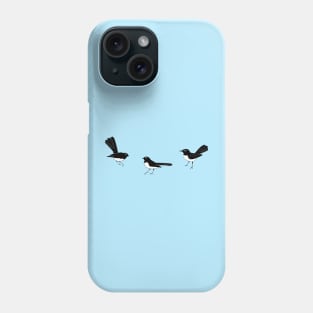 Willy Wagtail (Australian wren) Phone Case