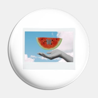 Watermelon Polaroid Pin