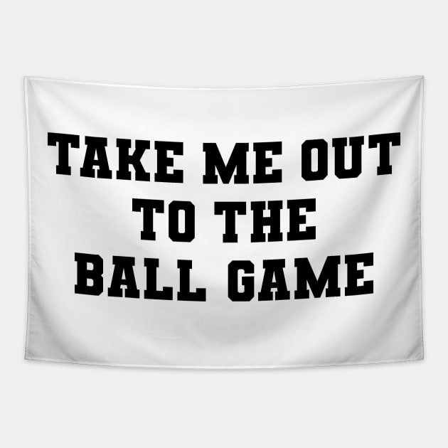 Take me out to the ball game Tapestry by liviala